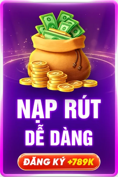 Nạp rút dễ dàng tại 789club